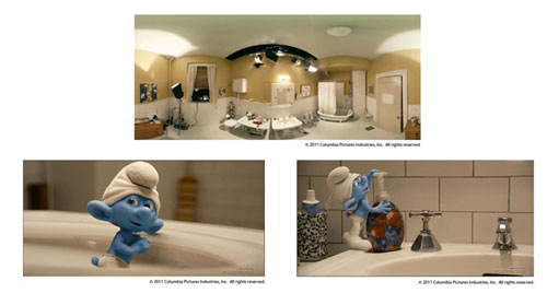 The Amazing Spider-Man's lighting techniques were developed on The Smurfs last year.