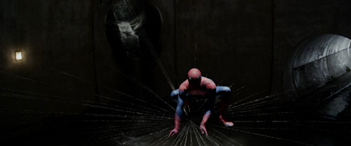 Final shot featuring Spider-Man's webs