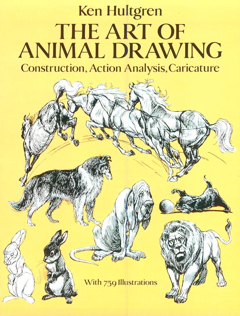 کتاب هنر طراحی حیوانات اثر ken Hultgren