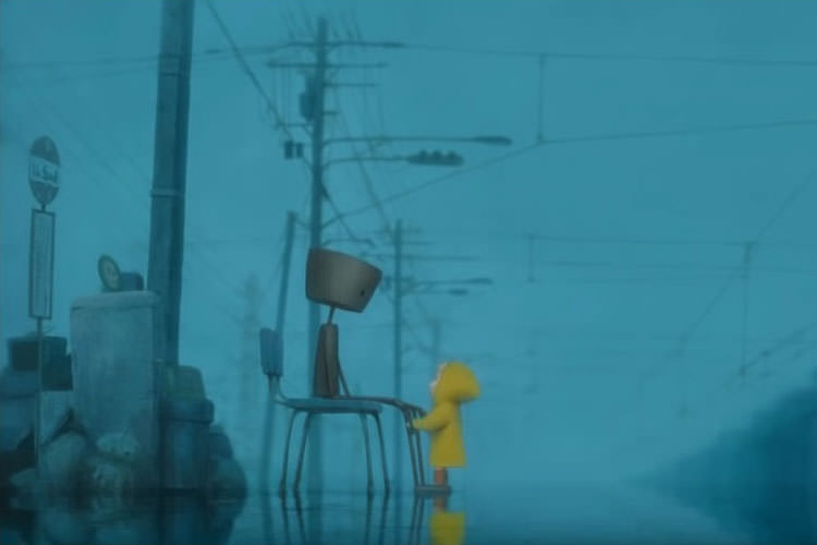 انیمیشن کوتاه شهر بارانی